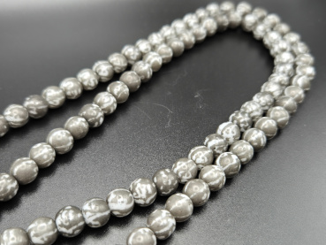 "Om Mane" Mala-Gebetskette | 108+1 Perlen | ca. 8mm